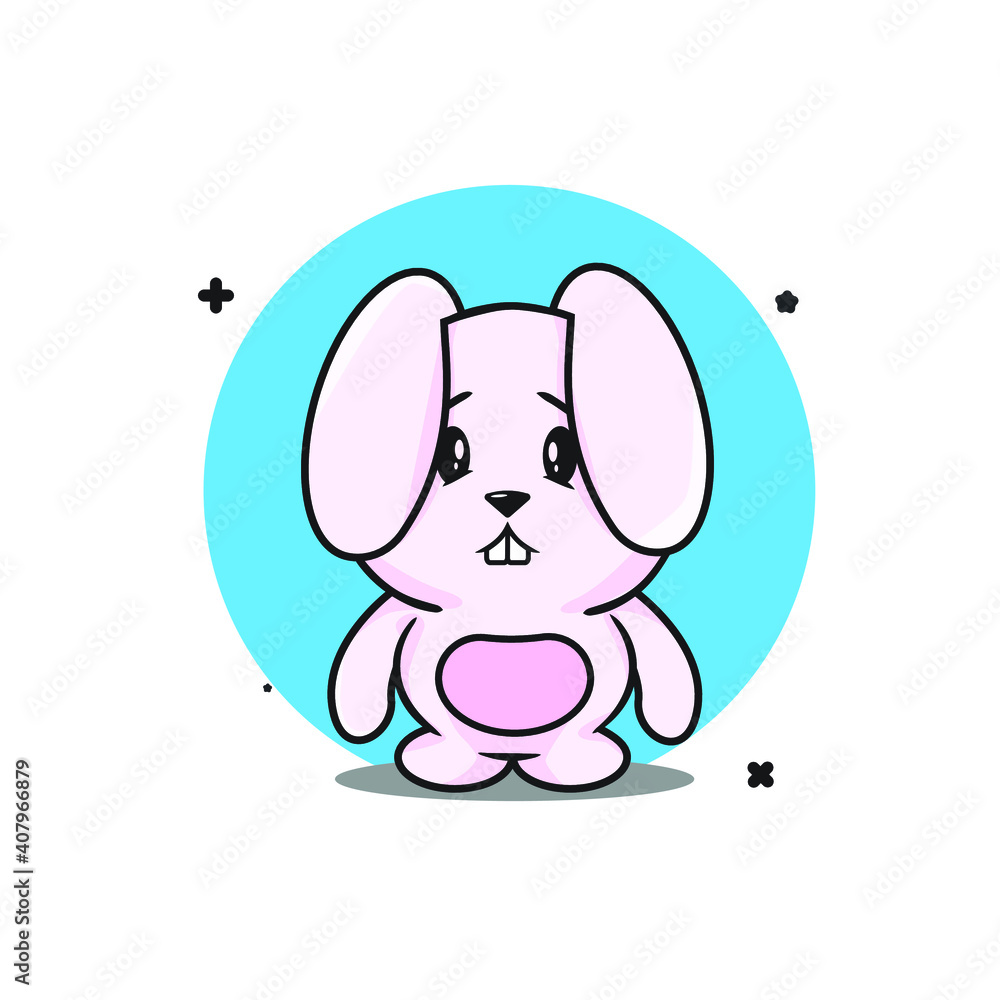 Cute Bunny have a pathetic expression Cute Bunny have a pathetic expression