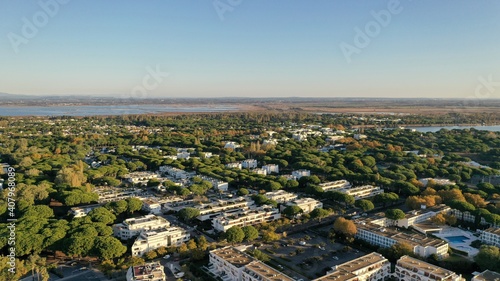 La Grande-Motte vue du ciel