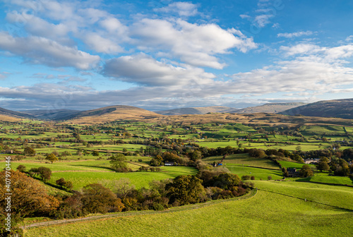 Yorkshire Dales, England. This picture was taken from the path to the Howgill Hills above Sedbergh. 
