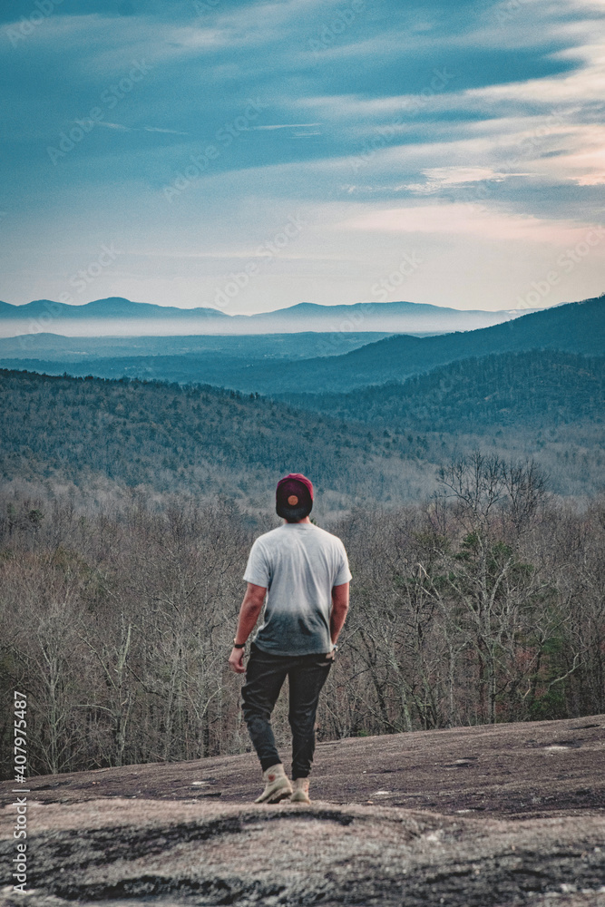 man on the mountain man on the mountain