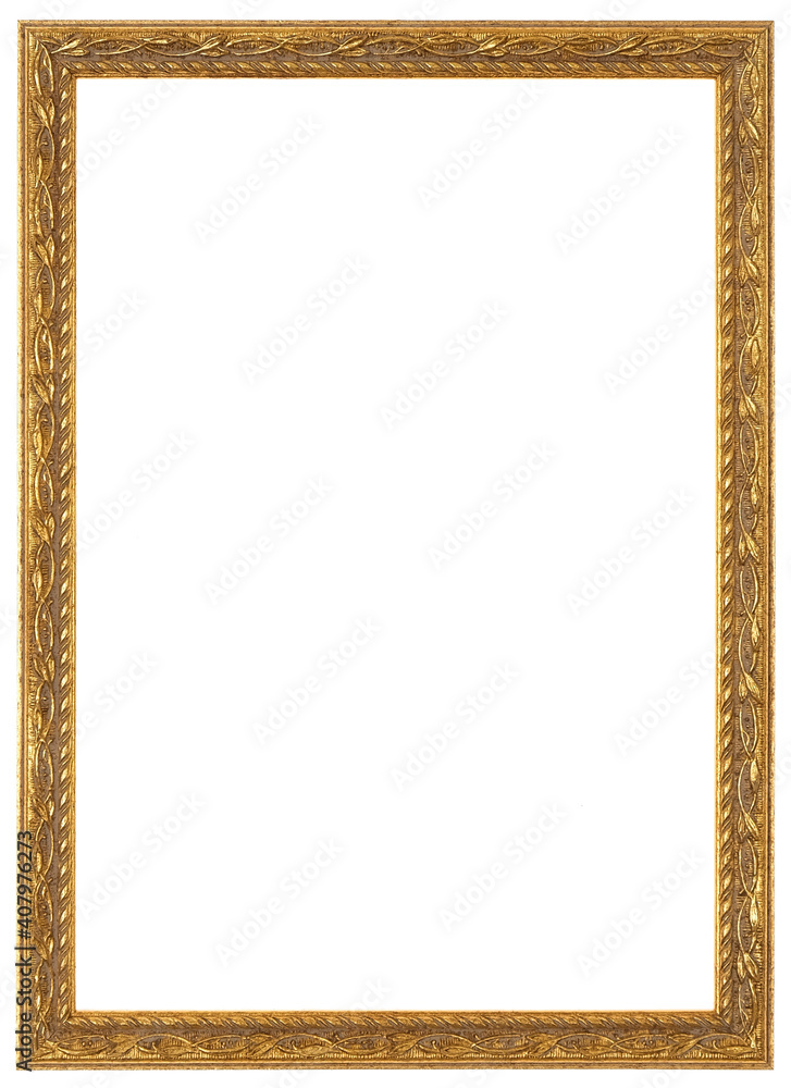 .Gold, square frame. .Gold, square frame.