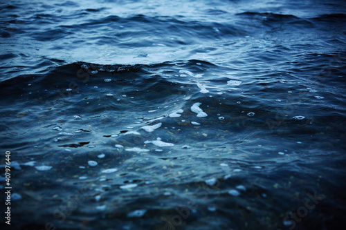 Wallpaper Mural Close-up sea water in cloudy weather Torontodigital.ca