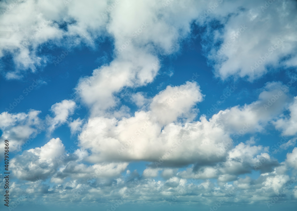 Crystal Blue Skies - OcuDrone Aerial Sky Images