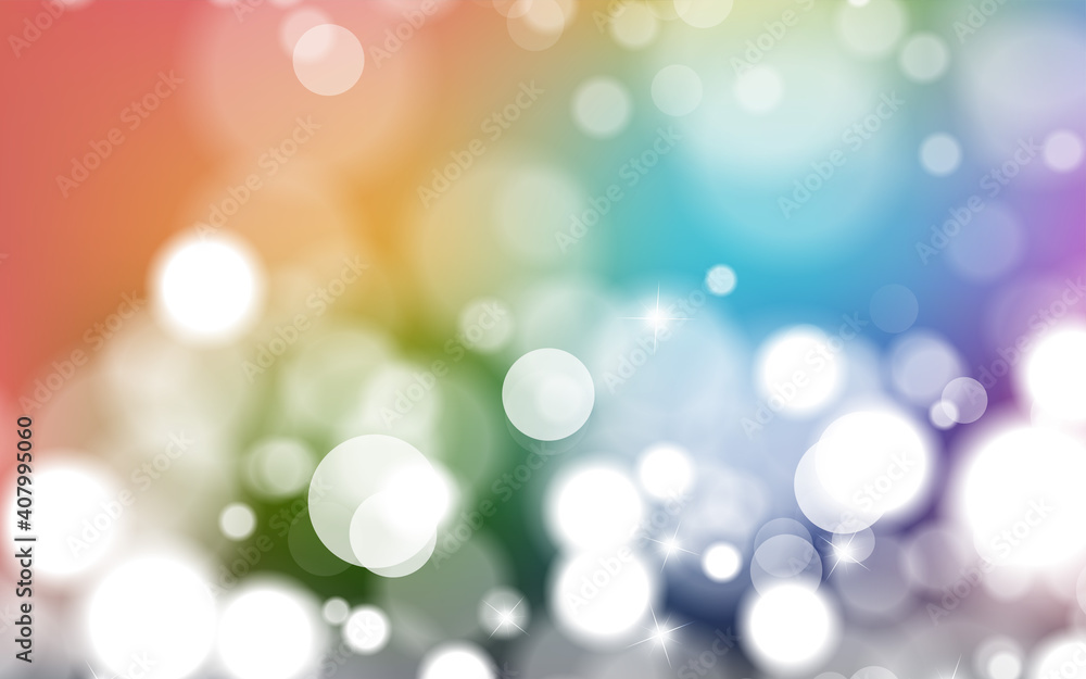 Obraz premium Abstract shiny blurred lights background stock illustration