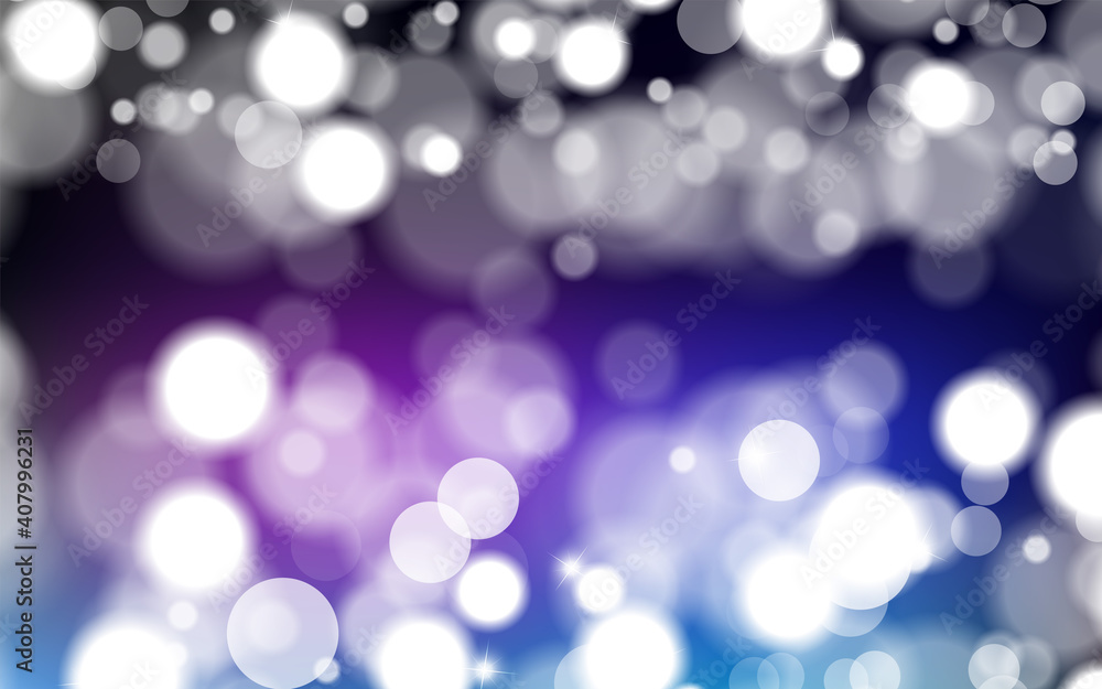 Fototapeta premium Abstract shiny blurred lights background stock illustration