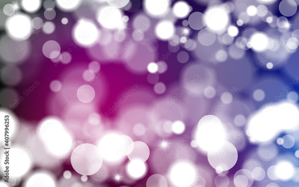 Fototapeta premium Abstract shiny blurred lights background stock illustration