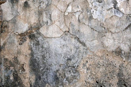 grunge concrete cement wall with crack