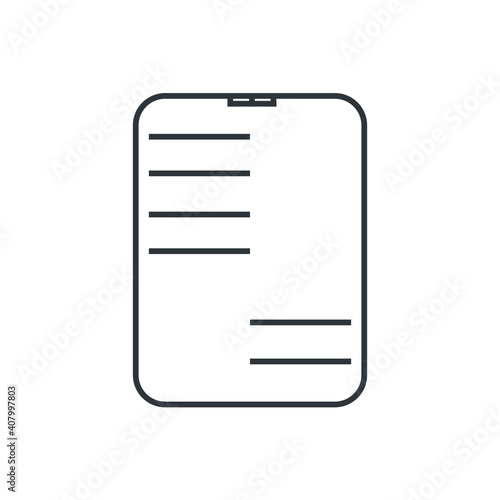 small business note symbol icon