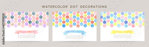 vivid dots pattern background. vector card design template