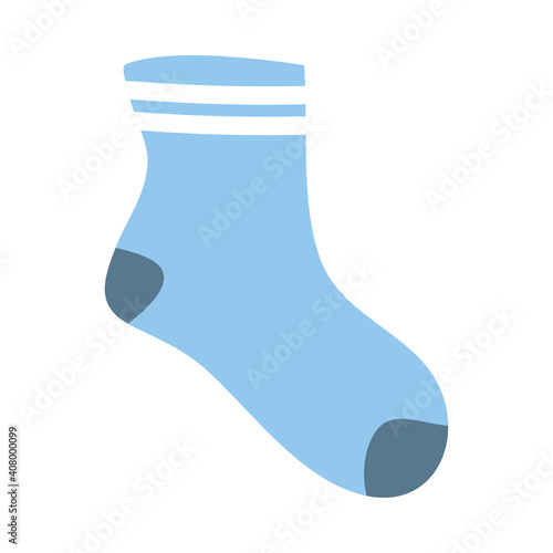 blue sock icon vector design