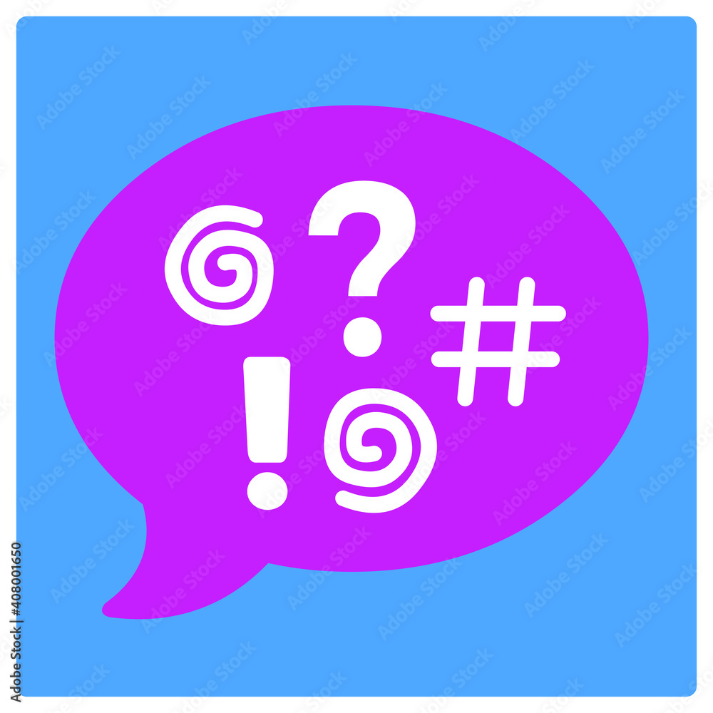 Vector illustration for Gibberish Language EPS10