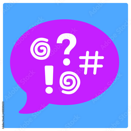 Vector illustration for Gibberish Language EPS10
