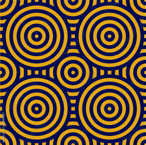 Abstract retro seamless linear pattern for packaging, merchandise, advertising etc.