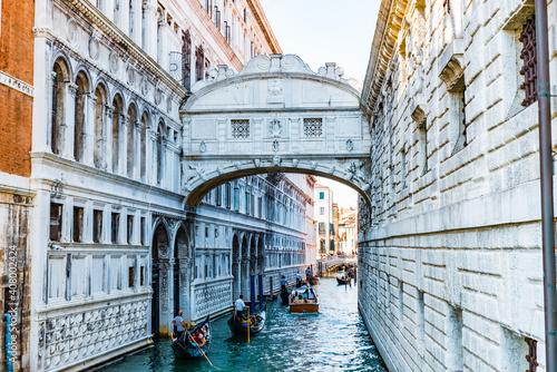 Ponte dei Sospiri in Venice, Italy
