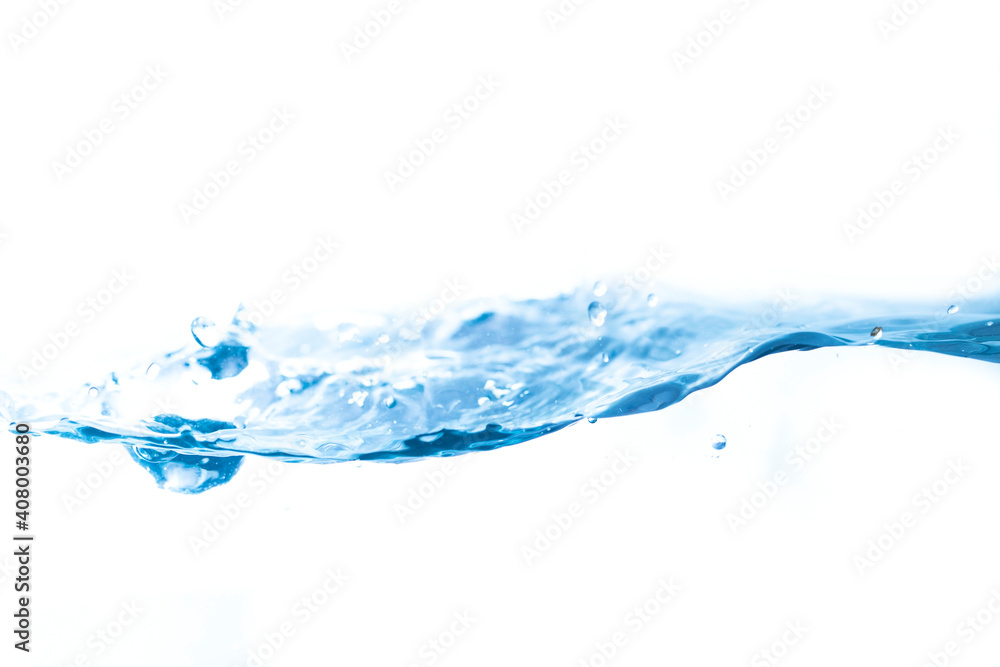 Abstract water wave and water droplets splash Abstract water wave and water droplets splash