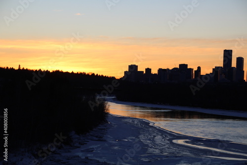 Shadow Of The Sunset, Edmonton, Alberta © Michael Mamoon