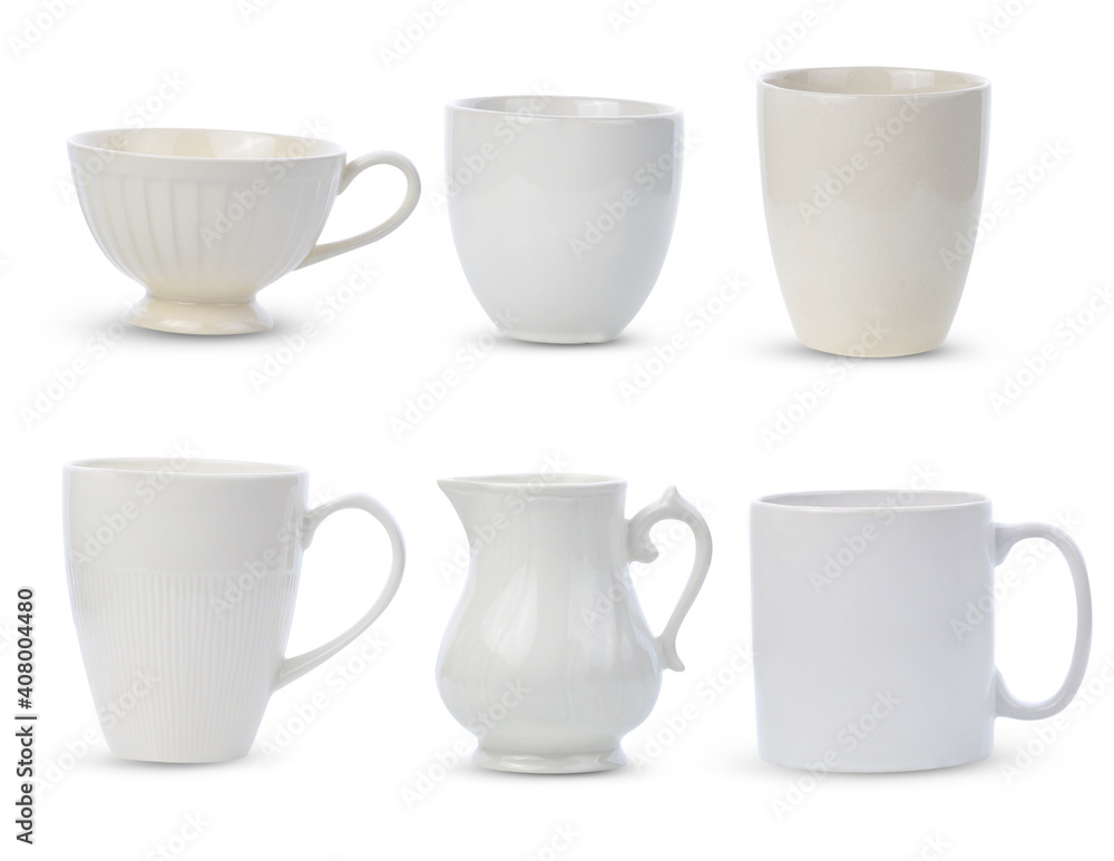 ceramic cup isolated on white background. ceramic cup isolated on white background.
