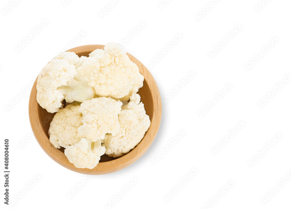 cauliflower isolated on white background cauliflower isolated on white background