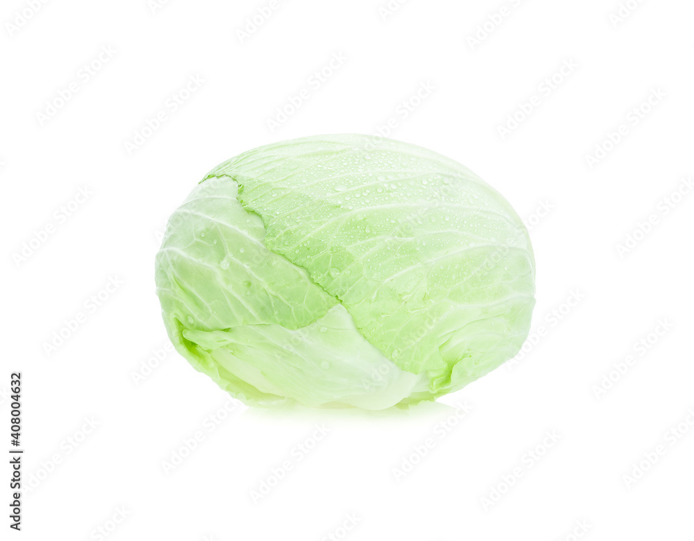 cabbage isolated on white background. cabbage isolated on white background.