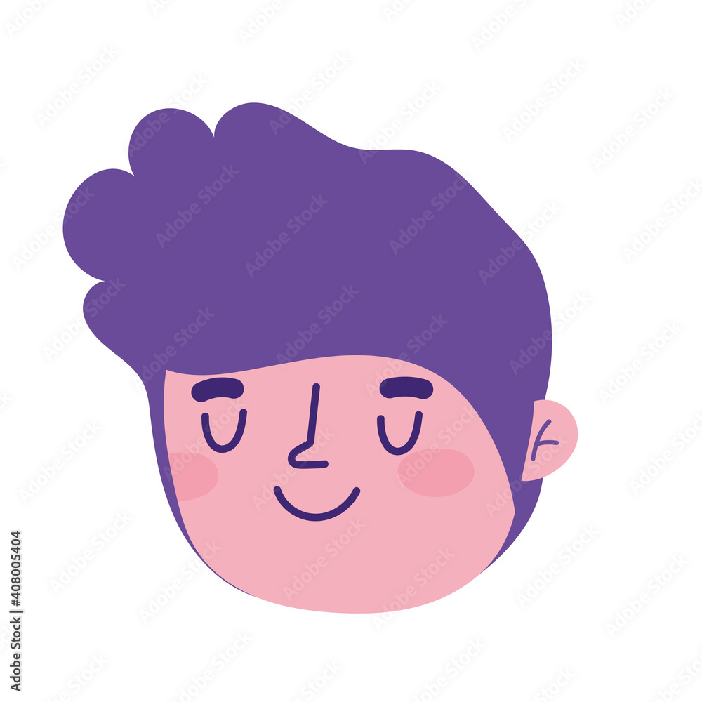 cartoon man face character male smiling icon cartoon man face character male smiling icon