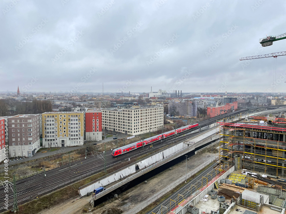 Fototapeta premium Baustelle Heidestraße Alt-Moabit Berlin Europacity