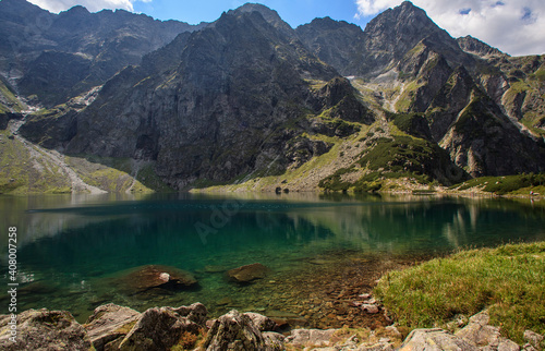 The Lake Became Black. The Tatra mountains. Zakopane. Poland. Europe