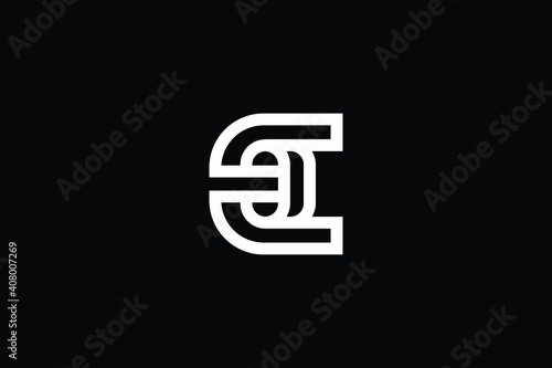 ED logo letter design on luxury background. DE logo monogram initials letter concept. ED icon logo design. DE elegant and Professional letter icon design on black background. E D DE ED