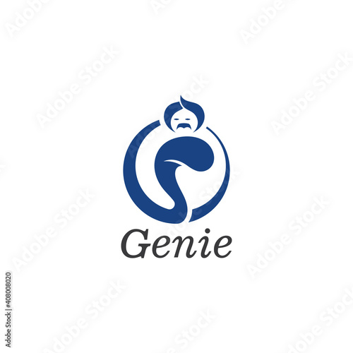 Genie logo image template illustration vector design