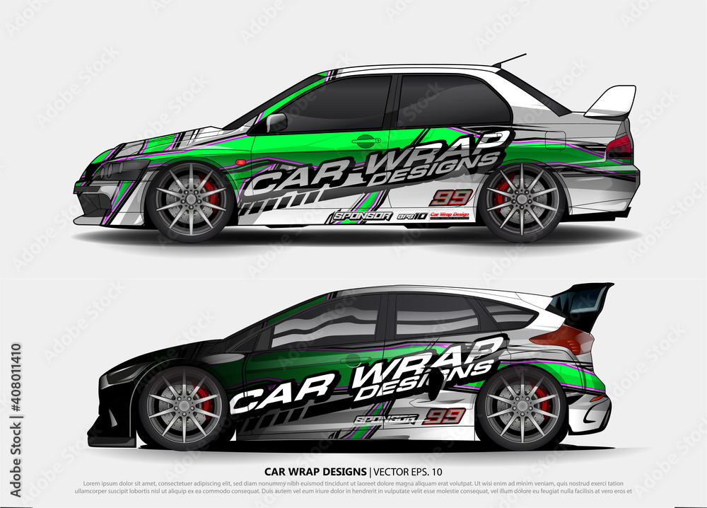 Car wrap graphic racing abstract strip and background for car wrap and vinyl sticker - Vector
Car wrap graphic racing abstract strip and background for car wrap and vinyl sticker - Vector