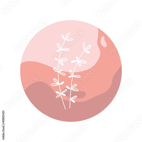 highlight cover abstract floral nature botanical