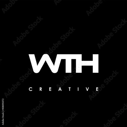 WTH Letter Initial Logo Design Template Vector Illustration