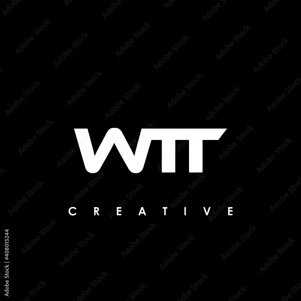 WTT Letter Initial Logo Design Template Vector Illustration