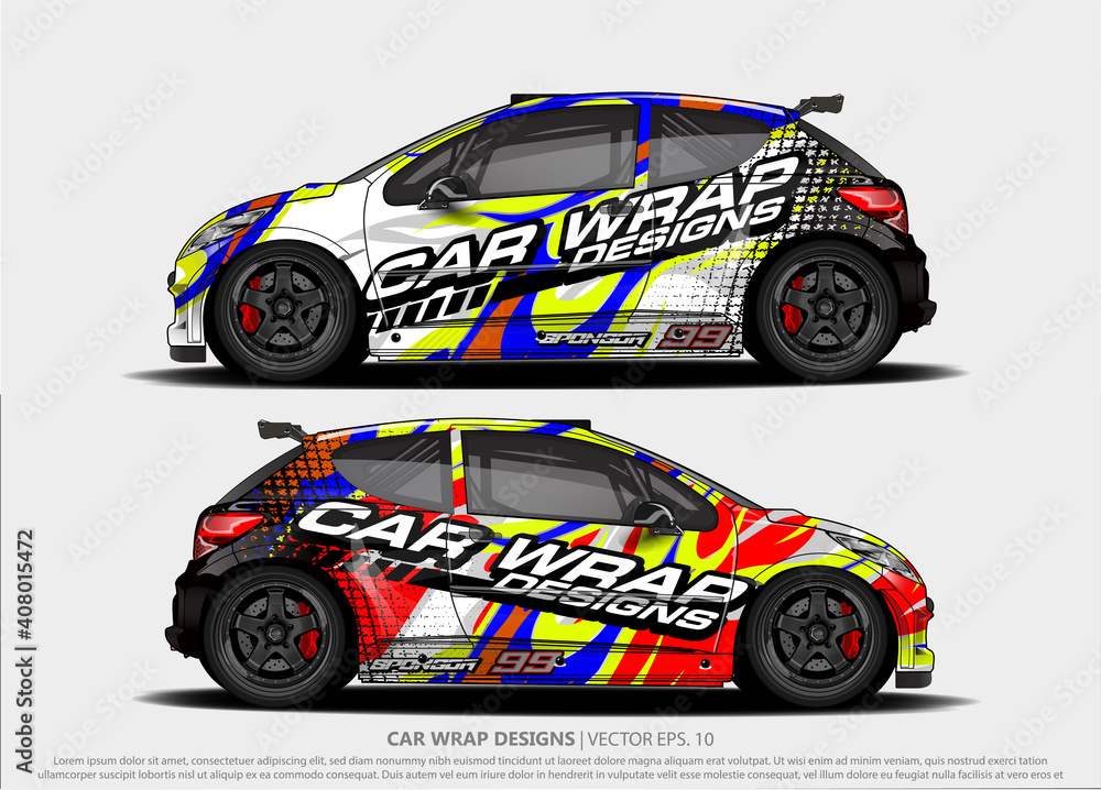 Car decal, truck and cargo van wrap vector. Graphic abstract stripe designs for branding and livery vehicle
Car decal, truck and cargo van wrap vector. Graphic abstract stripe designs for branding and livery vehicle