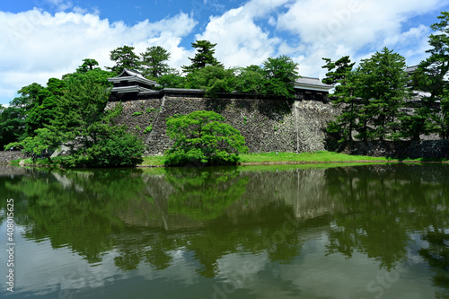 Fototapeta Naklejka Na Ścianę i Meble -  松江城のお堀