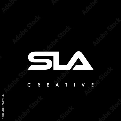 SLA Letter Initial Logo Design Template Vector Illustration photo