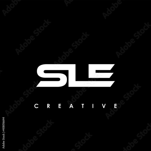 SLE Letter Initial Logo Design Template Vector Illustration photo
