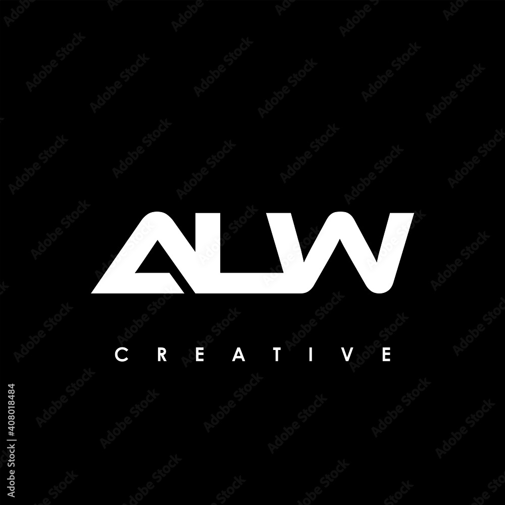 ALW Letter Initial Logo Design Template Vector Illustration ALW Letter Initial Logo Design Template Vector Illustration