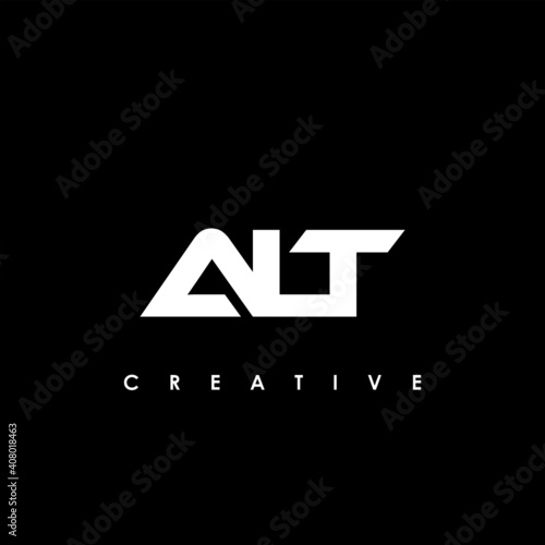 ALT Letter Initial Logo Design Template Vector Illustration