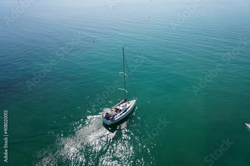 boat on the sea © Hannes