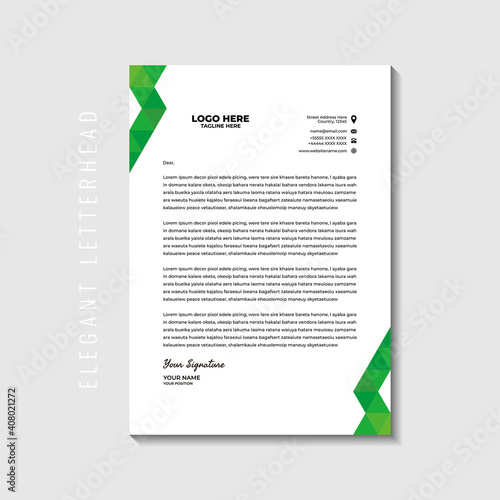 Illustration vector graphic of letterhead,perfect for letterhead template,letterhead business,letterhead office,office stationery,office needs,employees,etc