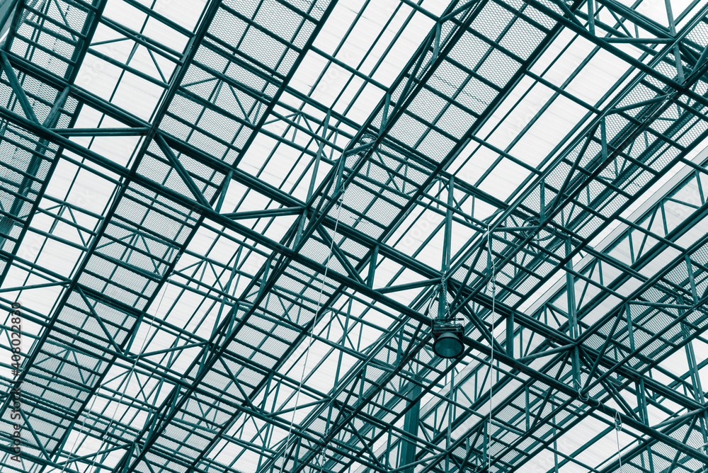 Abstract pattern geometry background from roof top greenhouse architecture. Metal streel building structure. Abstract pattern geometry background from roof top greenhouse architecture. Metal streel building structure.