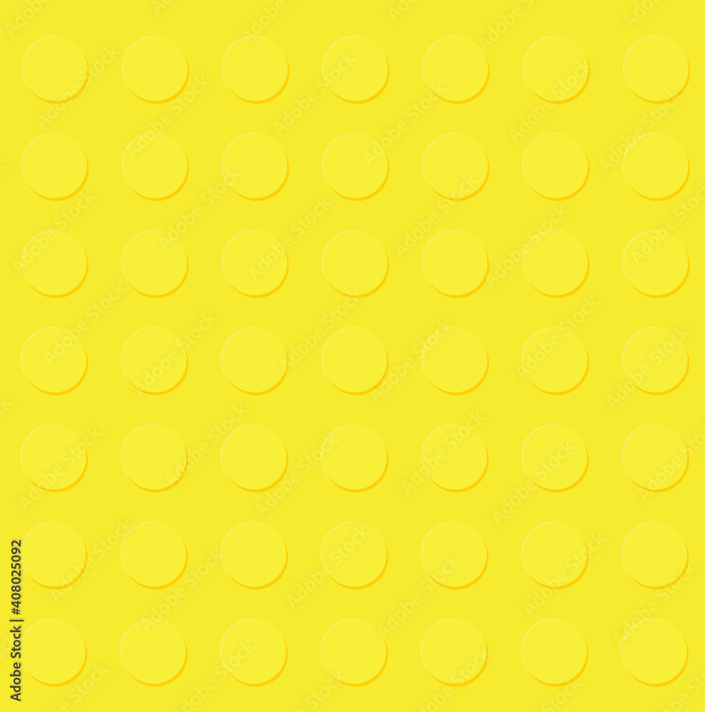 Yellow block constructor kit. vector illustration Yellow block constructor kit. vector illustration