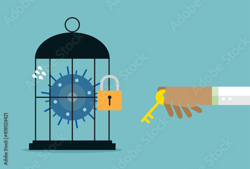 Locked the virus from spreading