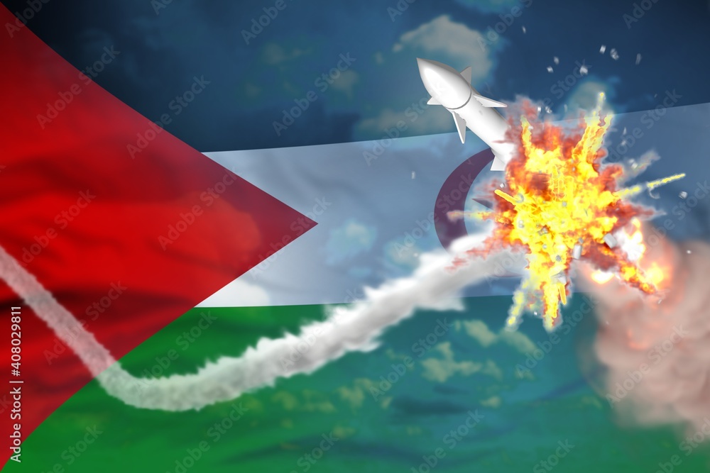 Strategic rocket destroyed in air, Western Sahara nuclear warhead ...