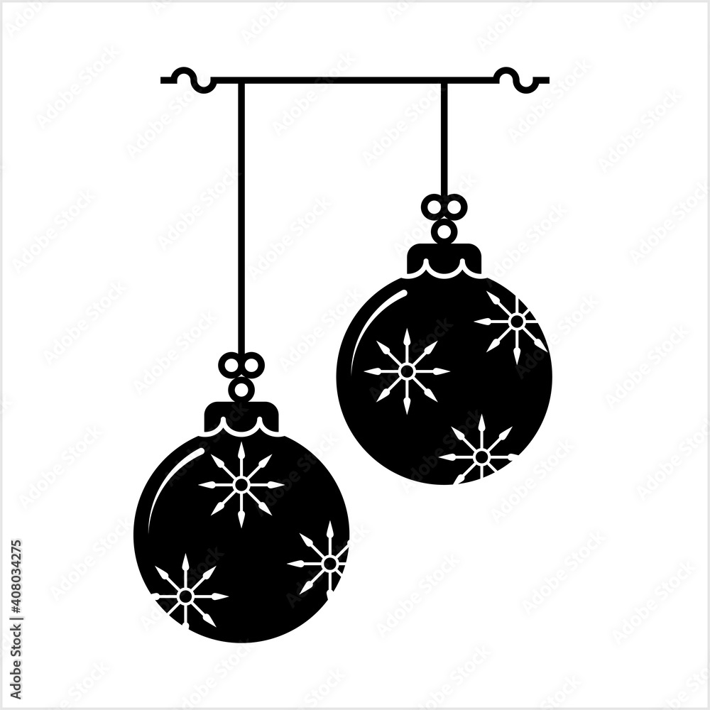 Christmas Ornament Icon, Christmas Bulb Bubble Decoration, Festoon To Christmas Tree Christmas Ornament Icon, Christmas Bulb Bubble Decoration, Festoon To Christmas Tree