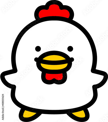 かわいいニワトリくん