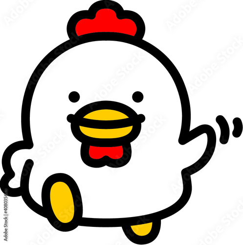 かわいいニワトリくん
