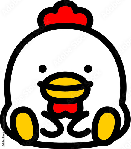 かわいいニワトリくん