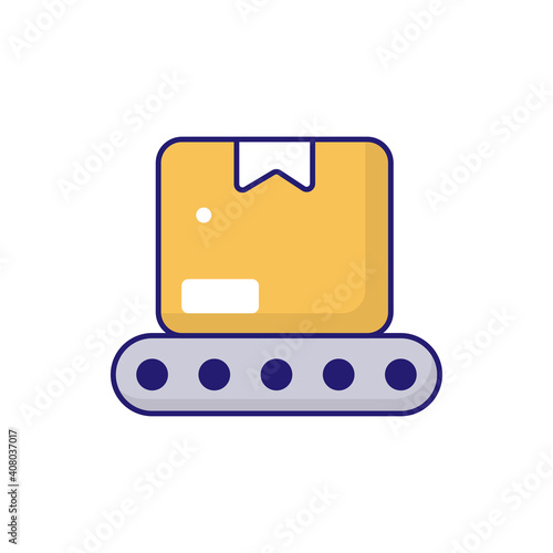 Ampere Meter Vector outline filled icon style illustration. EPS 10 file 