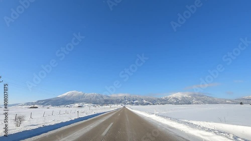 In winter, roads are very dangerous if drivers do not comply with the conditions on the road